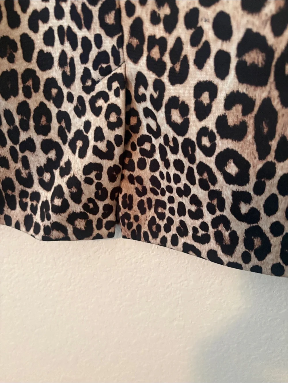 Michael Kors Leopard Pencil Skirt - Tan and Black